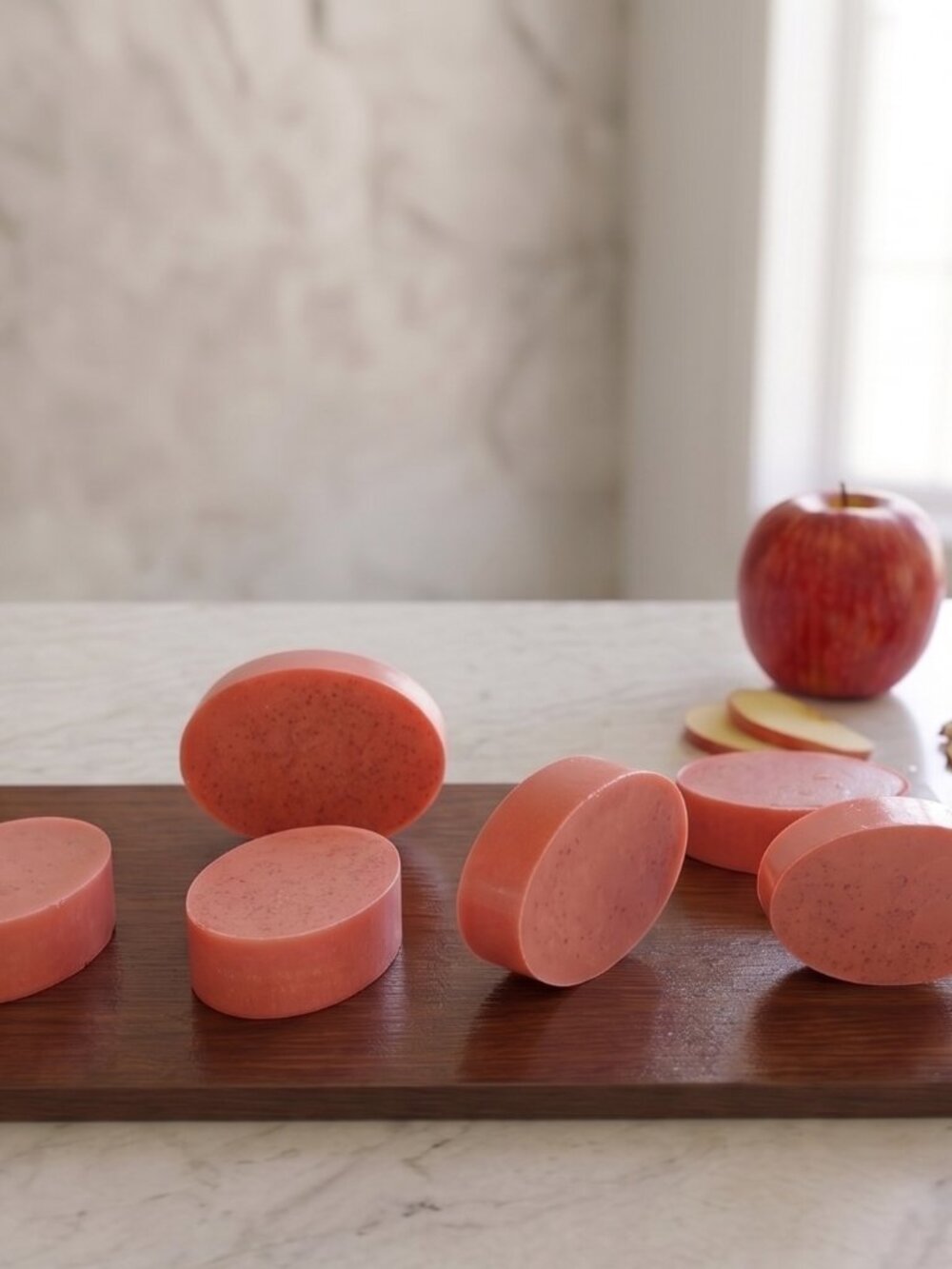 Orchard Apple Botanical Oval Hand Poured Goat Milk Soap Bar